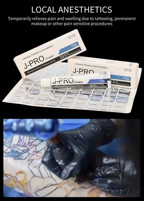 Jpro tatouage anesthésiant pommade bonne efficacité Crème pour les lèvres du visage Remplisseurs d' anesthésiant pour la peau Lido-Caine Crème indolore