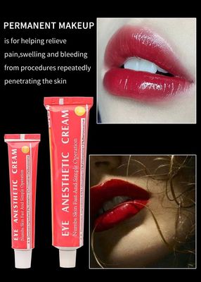 Crème anesthésique pour les yeux Bon effet pour les sourcils Tattoo Waxing Microneedling Microblading Facial Lip Fillers Crème anesthésique