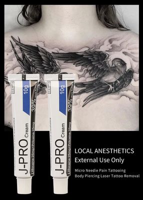 Crème anesthésiante pour tatouage Jpro Microblading Tatouage Corporel Pommade à la Lido Caïne pour Comblement Prix d'usine Micoblading