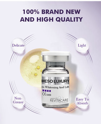 Solution de mésothérapie Exosomes Méso sérum Microneedling Plume cutanée Éliminer le cercle noir Rides oculaires MESO