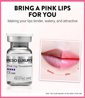 Sérum de éclairage de vitamine C de lèvre de sérum de lèvre organique meso de luxe rose de traitement