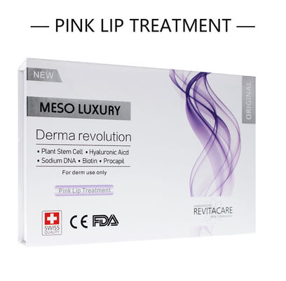 Sérum de éclairage de vitamine C de lèvre de sérum de lèvre organique meso de luxe rose de traitement