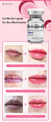 Sérum de éclairage de vitamine C de lèvre de sérum de lèvre organique meso de luxe rose de traitement