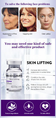 Sérum de levage de sérum de peau transparente meso anti-vieillissement de Microneedling Mesotherapy