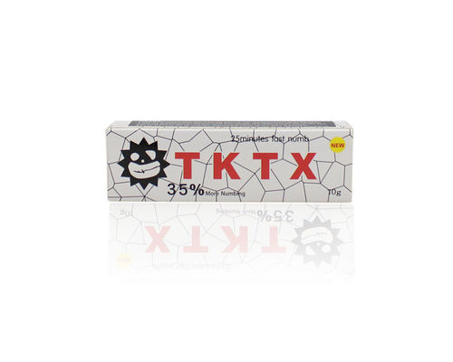 crème de arrêt crème engourdissante blanche de lidocaïne d'anesthésique de lèvre de sourcil de douleur de 10g TKTX