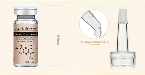 Serum de solution de mésothérapie Ensemble d' herbes pour éliminer les boutons Serum de plume cutanée Serum de microneedling
