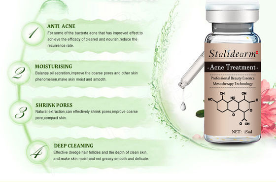 Sérum cutané de Microneedling de bouton de sérum de fines herbes de retrait pour des cicatrices d'acné