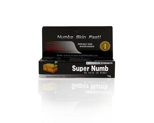 Crème anesthésiante pour tatouage et micro-aiguilletage