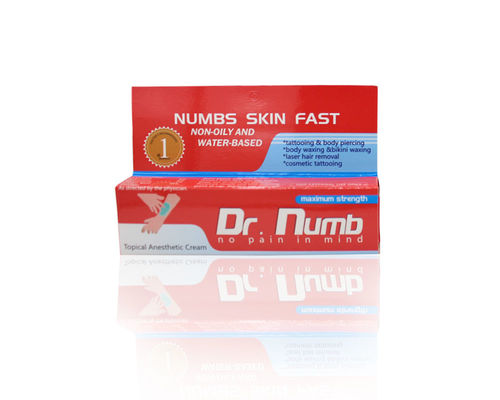 Crème anesthésiante pour tatouage et micro-aiguilletage