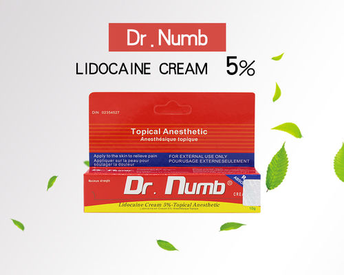 Crème engourdissante actuelle de maquillage de Dr. Numb Lidocaine Cream 10g de tatouage de douleur permanente d'arrêt