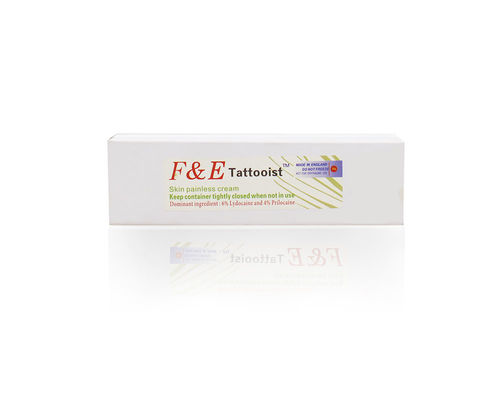 Crème permanente crème engourdie de lidocaïne de maquillage de tatouage de F&E 30g pour le tatouage Microneedling de lèvre de sourcil de maquillage de Pemanent