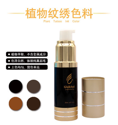 Le colorant pur Microblading de sourcil de tatouage encrent le colorant permanent 18ml de maquillage