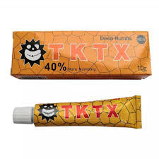 Lidocaïne original crème engourdissant 10g jaune de tatouage permanent du maquillage TKTX