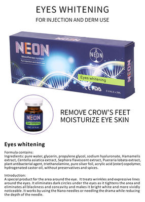 Injection originale de Mesotherapy de sérum d'oeil de ride de marque au néon anti blanchissant le sérum d'oeil
