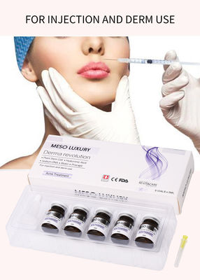 Les taches rouges de Mesotherapy de la jeunesse d'injection de luxe de sérum pèlent le traitement d'injection d'acné