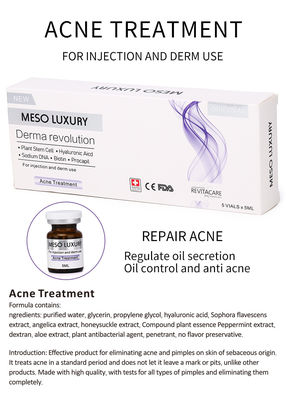 Les taches rouges de Mesotherapy de la jeunesse d'injection de luxe de sérum pèlent le traitement d'injection d'acné
