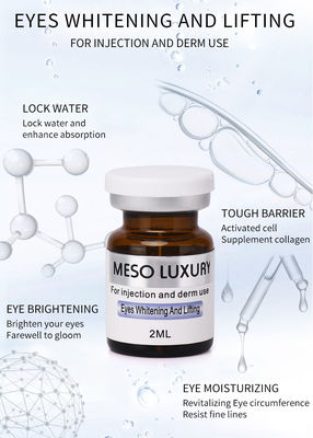Sérum de levage 2ml de sérum d'oeil organique meso transparent anti/ride d'oeil