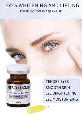 Sérum de levage 2ml de sérum d'oeil organique meso transparent anti/ride d'oeil