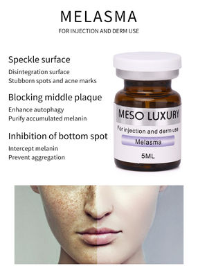 Anti sérum meso UV de visage de l'injection 5ml de sérum de retrait de Melasma pour des anthracnoses