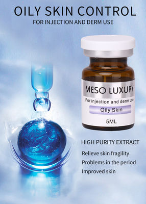 OEM de luxe meso de marque de distributeur d'ensemble de sérum de peptide de l'or 24k de sérum d'équilibre de peau de contrôle d'huile