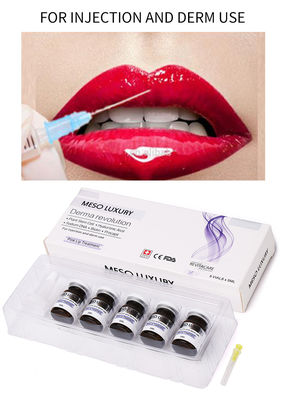 MESO LUXURY Solution de mésothérapie injectable Acide hyaluronique Booster de peau