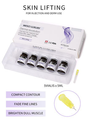 Injection d' exosomes Levé de peau Serum injectable ampoule antiridesseur méso