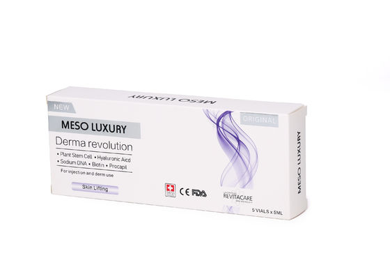 Injection d' exosomes Levé de peau Serum injectable ampoule antiridesseur méso