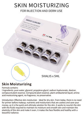 Peau de Mesotherapy hydratant le sérum transparent d'acide hyaluronique du sérum 5ml pour le visage