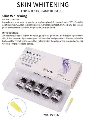La peau de éclairage blanchissant la bouteille de l'injection 5 anti-vieillissement pour dermapen