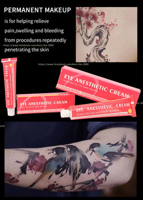 Crème anesthésique pour engourdissement des yeux