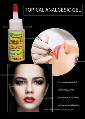 Gel anesthésique engourdissant de maquillage permanent du gel 30ML de tatouage de SSJ 48 pour des lèvres