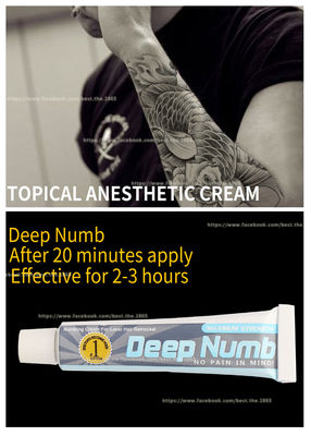 NOTRE gel crème engourdissant de tatouage, qui est meilleur que n'importe quelle crème engourdissante de tatouage sur le marché. C'est le notre NU original et non-huileux