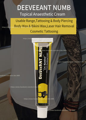 Crème contre l' engourdissement déviante pour le maquillage permanent Crème lidocaïne de haute qualité Crème anesthésique pour tatouage