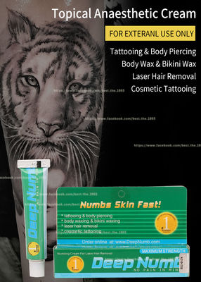 Crème de lidocaïne pour tatouage Maquillage permanent Crème anesthésiante Anesthésie profonde TKTX