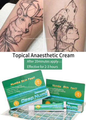 Crème de lidocaïne pour tatouage Maquillage permanent Crème anesthésiante Anesthésie profonde TKTX