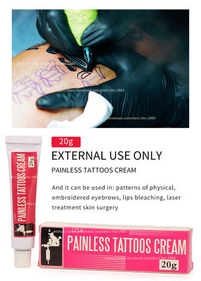 Soulagement engourdissant anesthésique crème indolore de douleur de tube de la crème 10g 20g 30g de tatouage