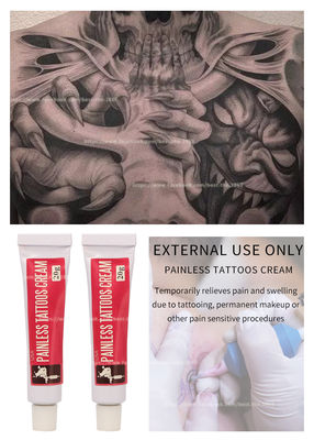 Soulagement engourdissant anesthésique crème indolore de douleur de tube de la crème 10g 20g 30g de tatouage
