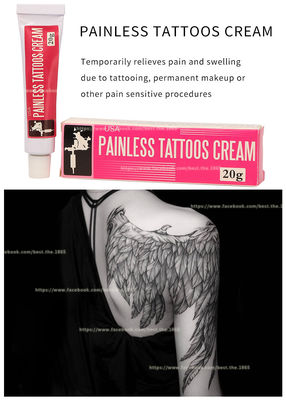 Soulagement engourdissant anesthésique crème indolore de douleur de tube de la crème 10g 20g 30g de tatouage