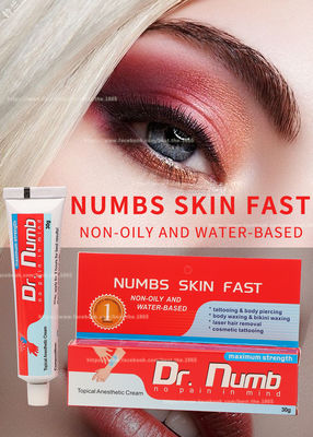 la crème 30g/Dr. anesthésiques engourdis Numb Tattoo Numbing écrèment l'effet durable pendant 3 heures