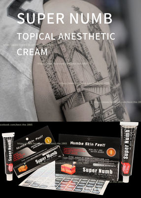 La crème blanche rose crème de 10g 30g de tatouage de douleur engourdie superbe d'arrêt s'appliquent pour 20mins efficace pendant 3 heures de prix de gros