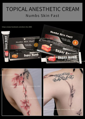 La crème blanche rose crème de 10g 30g de tatouage de douleur engourdie superbe d'arrêt s'appliquent pour 20mins efficace pendant 3 heures de prix de gros