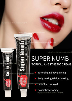 La crème blanche rose crème de 10g 30g de tatouage de douleur engourdie superbe d'arrêt s'appliquent pour 20mins efficace pendant 3 heures de prix de gros