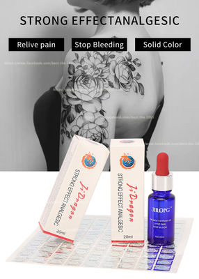Arrêt transparent liquide anesthésique 20ml liquide de douleur de glace de gel de tatouage de JINLONG