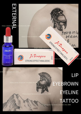 Arrêt transparent liquide anesthésique 20ml liquide de douleur de glace de gel de tatouage de JINLONG