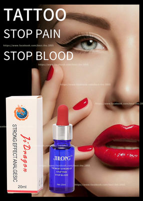Arrêt transparent liquide anesthésique 20ml liquide de douleur de glace de gel de tatouage de JINLONG
