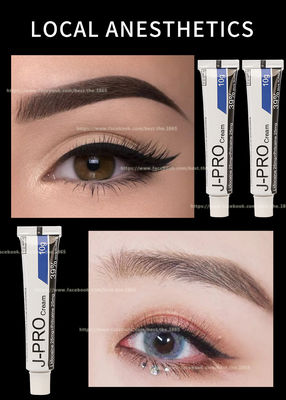 Crème anesthésique de pro de tatouage de J de Licocaine douleur crème engourdie de l'arrêt 10g pour cirer le maquillage permanent de tatouage