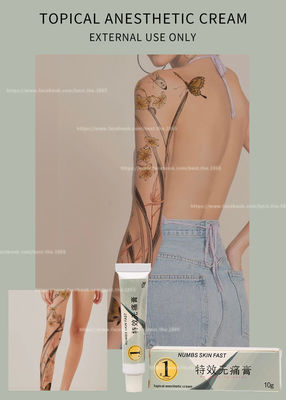 Engourdit l'utilisation externe efficace seulement TKTX 10g de Dr. Numb 10g de peau de maquillage de douleur crème indolore permanente rapide d'arrêt