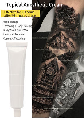 Cirage de la crème actuelle du tube 30G de tatouage du lidocaïne 30g blanc anesthésique engourdi blanc indolore de crème
