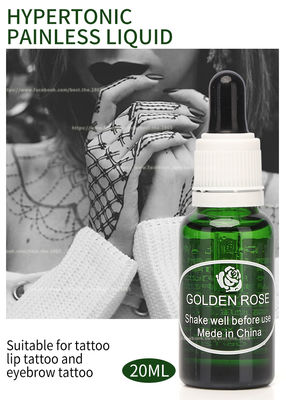Crème engourdissante de Rose Tattoo Anesthetic Numbing Liquid de tatouage d'or de sourcil