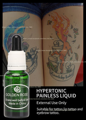 Crème engourdissante de Rose Tattoo Anesthetic Numbing Liquid de tatouage d'or de sourcil